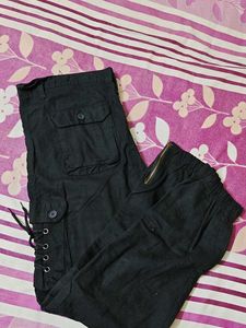 Black Cargo Pants