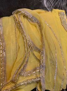🌼🌻Vibrant Yellow Embroidered Kurta Set