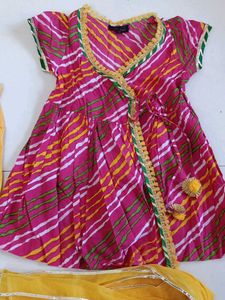 Girls Ethnic Dress Set