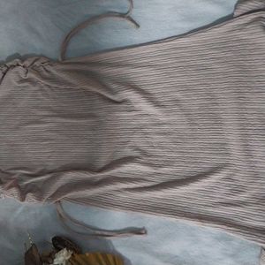 Chic Ruched Maxi Skirt