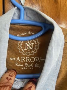 Arrow Men's Brown Polo T-Shirt- medium size