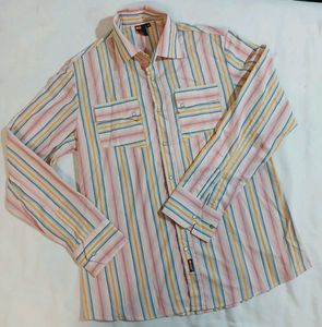 Men's Striped Long Sleeve Shirt