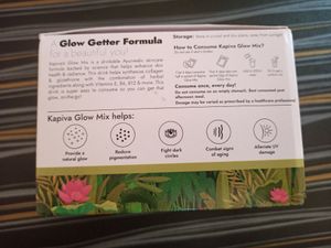 Kapiva Skin Food Glow Mix (For Glowing And Radiant Skin), 15 Sachets Are Available, It Is Best To Drink At Evening With Glass Of Water Please Check Instructions