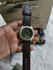 Fossil 100% genuine leather Watch Brown