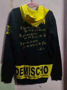 Men's Black &amp; Yellow Hoodie