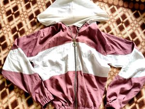 Colorblock Zip-Up Hoodie Jacket
