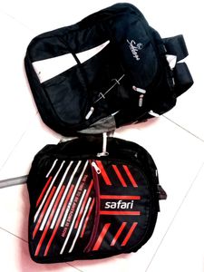 2 Stylish Black Bags 🖤 (Safari &amp; Svbbags,