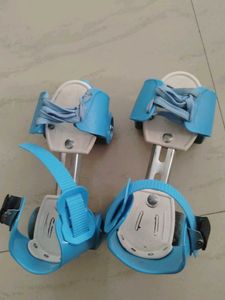 Blue Adjustable Roller Skates for Kids