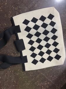 Chic Checkerboard Tote Bag