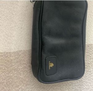 Stylish Black Leather Pouch