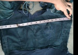 Organza Dress Dark Blue Colour With Dupatta