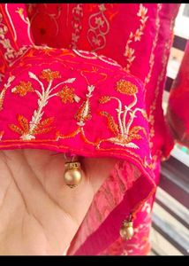 Vibrant Pink Printed Kurta