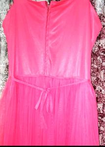 Stunning Coral Tulle Gown