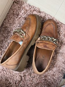 Stylish Chain Detail Loafer Shoes