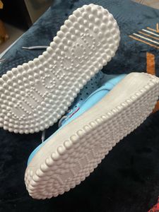 Blue shoes