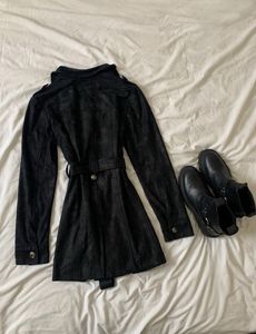 Black Trench Coat for Women