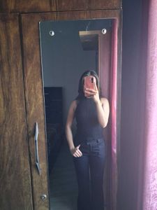 Sleeveless Mock Neck Ribbed Knit Top