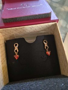 Giva Rose Gold Heart Earrings