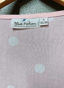 Light Pink Polka Dot Top