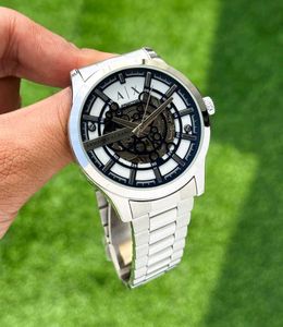 Armani Exchange Automatic Skeleton Watch