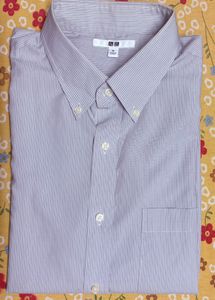 Uniqlo Striped Button-Down Shirt