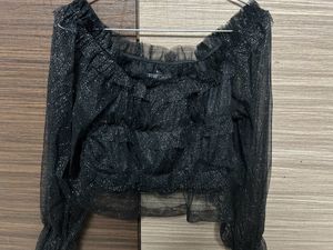 Glitter Party Crop Top