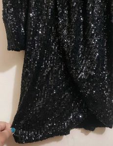 Black⚫Sparkling Sequin Party Dress 36 Bust