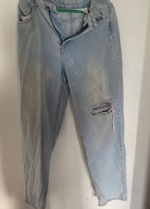 Ripped Light Wash Jeans