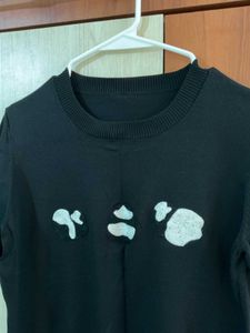 Black Graphic Print T-Shirt