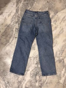 Old Navy Distressed Straight Leg Jeans