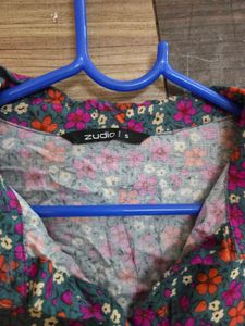 Floral Print Crop Top