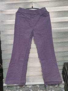 Purple Flared Pants