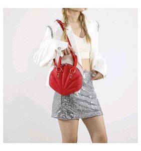 Imported Shell Shape Flower Crossbody Big Size Sli
