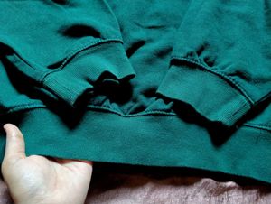 H&amp;M Teal Green Sweatshirt | Relaxed Fit