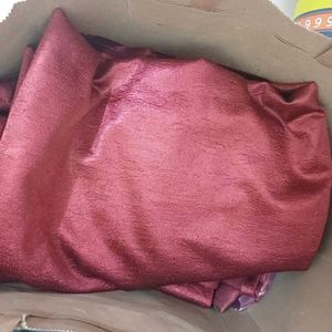 Elegant Maroon Curtains - Set of 2 (Total 6)