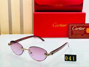 Cartier Rimless Oval Sunglasses
