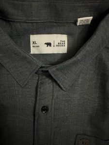 The Bear House Relaxed Fit Dark Grey Shirt