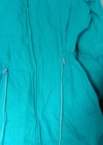 Teal Zip-Up Jacket