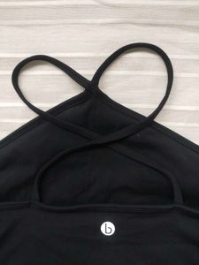 Black Halter Crop Top