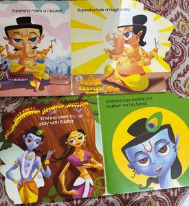 Set of 4 hardbound cut out books (3-5 year olds)