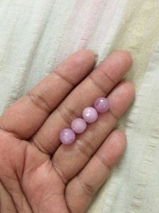 4 Beautiful kunzite Beads