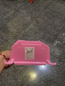 Pink 3-Tier Bathroom Organizer