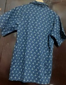 Navy Blue Half Sleeve Shirt For Boy &amp; Men 40 Chest
