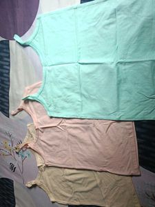 spaghetti strap cotton camisole 3 pieces
