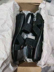 Black Sandals with Adjustable Straps