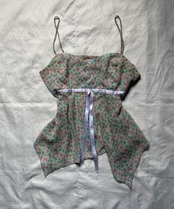 Floral Chiffon Camisole Top