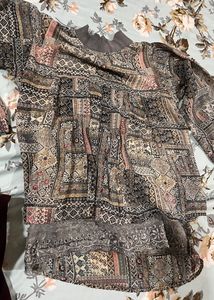 High Neck Beautiful Women Top
