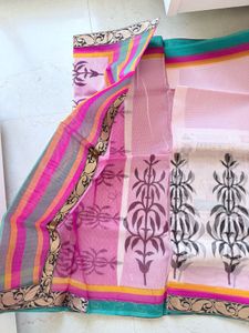 Unused Kota Doria Saree