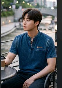 Stylish Men's Denim Shirt