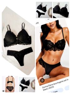 Black Lace Lingerie Set
